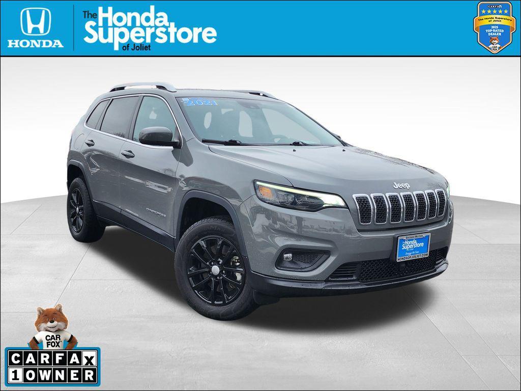 used 2021 Jeep Cherokee car, priced at $15,597
