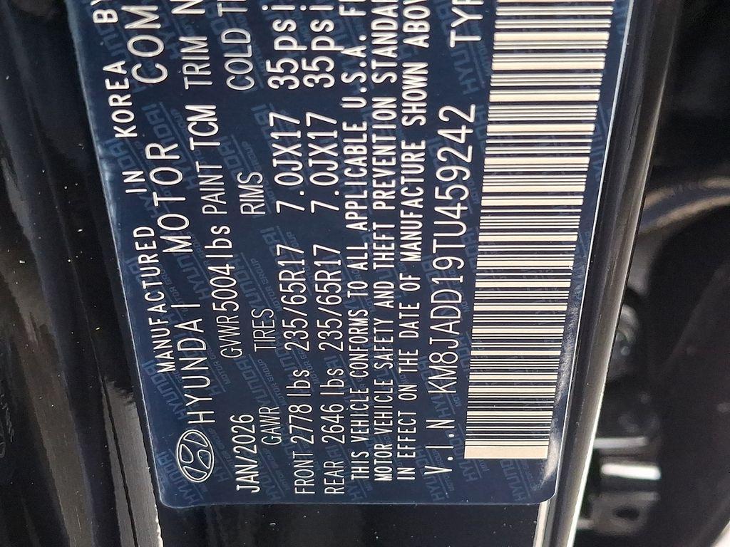 new 2026 Hyundai TUCSON Hybrid car, priced at $34,525
