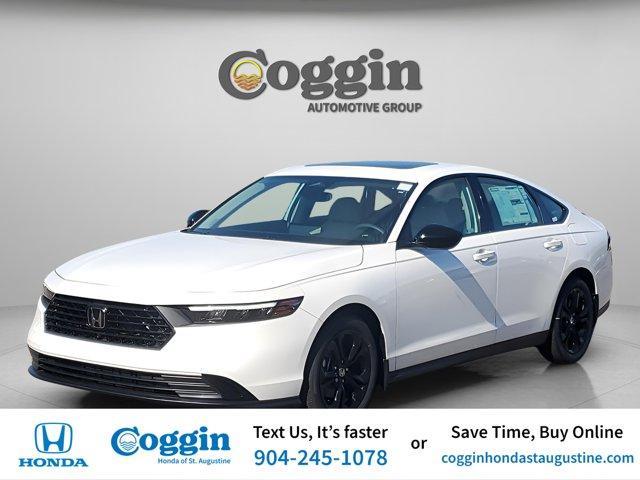new 2025 Honda Accord car, priced at $30,705