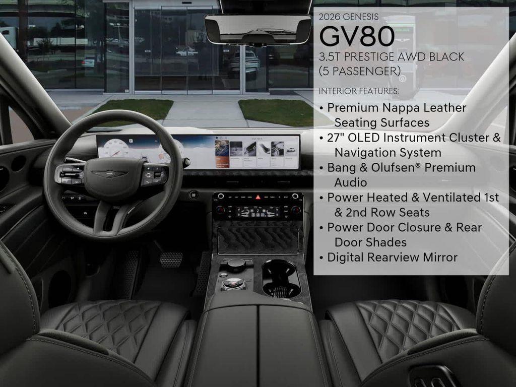 new 2026 Genesis GV80 car, priced at $83,794
