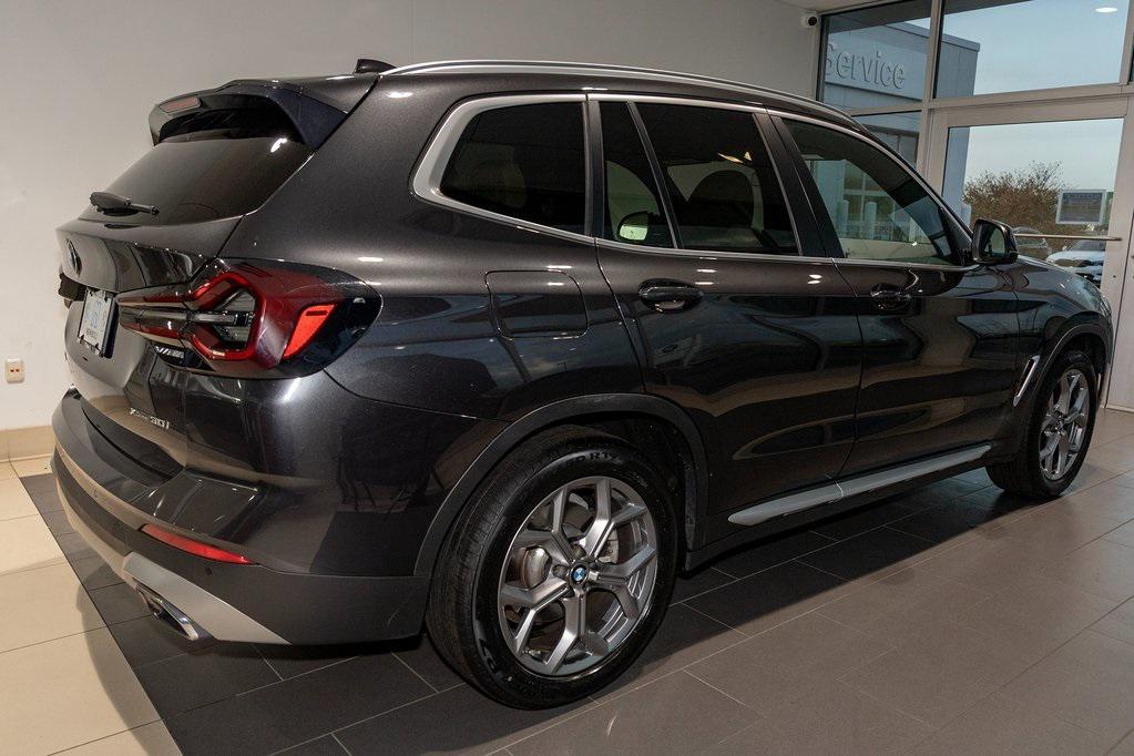 used 2022 BMW X3 car, priced at $27,900