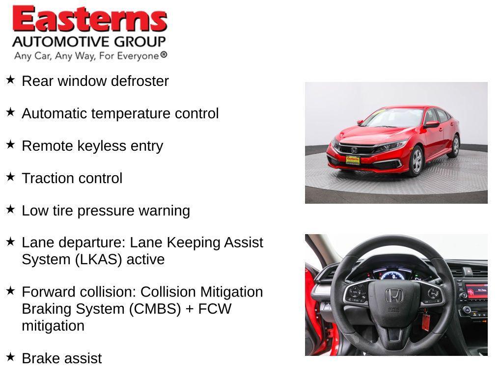 used 2020 Honda Civic car, priced at $16,375