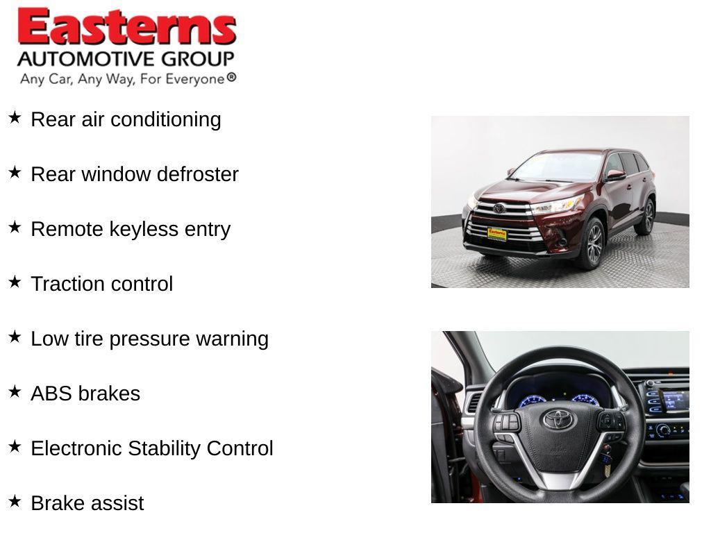 used 2019 Toyota Highlander car, priced at $24,850