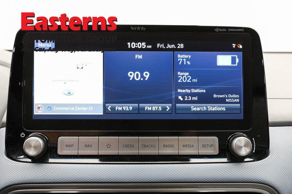 used 2021 Hyundai Kona EV car, priced at $22,275