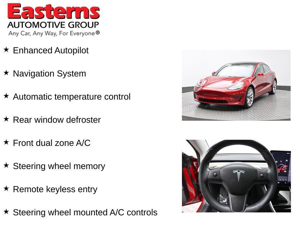 used 2018 Tesla Model 3 car, priced at $19,490