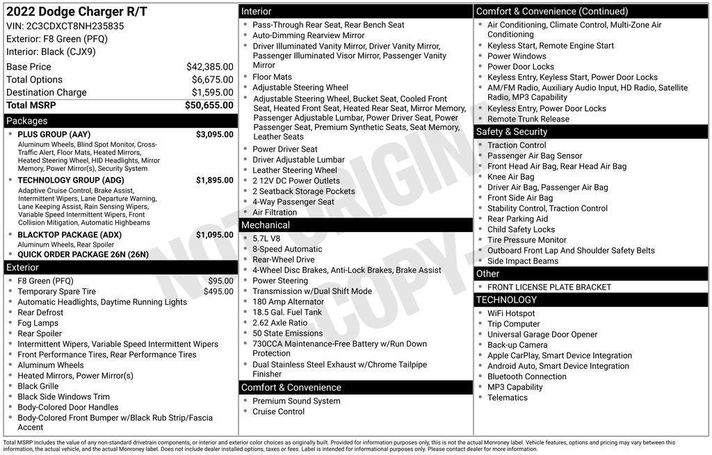 used 2022 Dodge Charger car, priced at $32,490