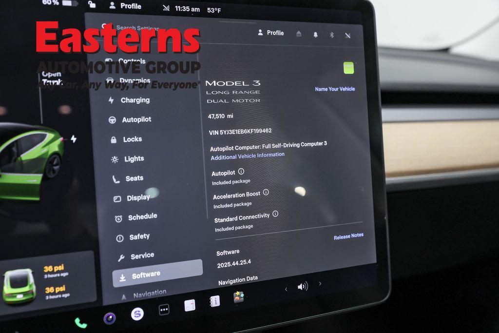 used 2019 Tesla Model 3 car, priced at $21,950