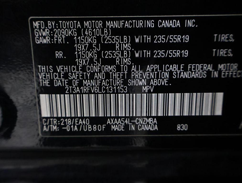 used 2020 Toyota RAV4 car, priced at $19,991