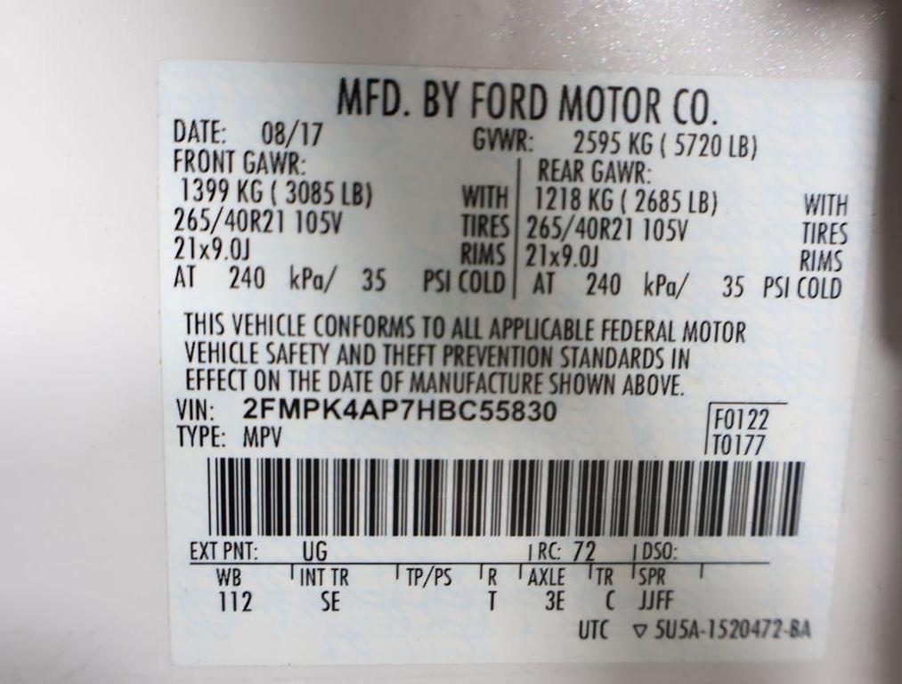 used 2017 Ford Edge car, priced at $14,991