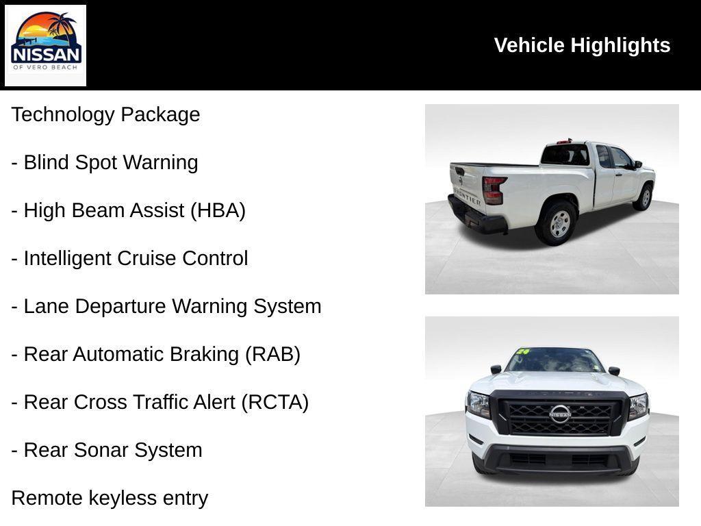 used 2024 Nissan Frontier car, priced at $23,300