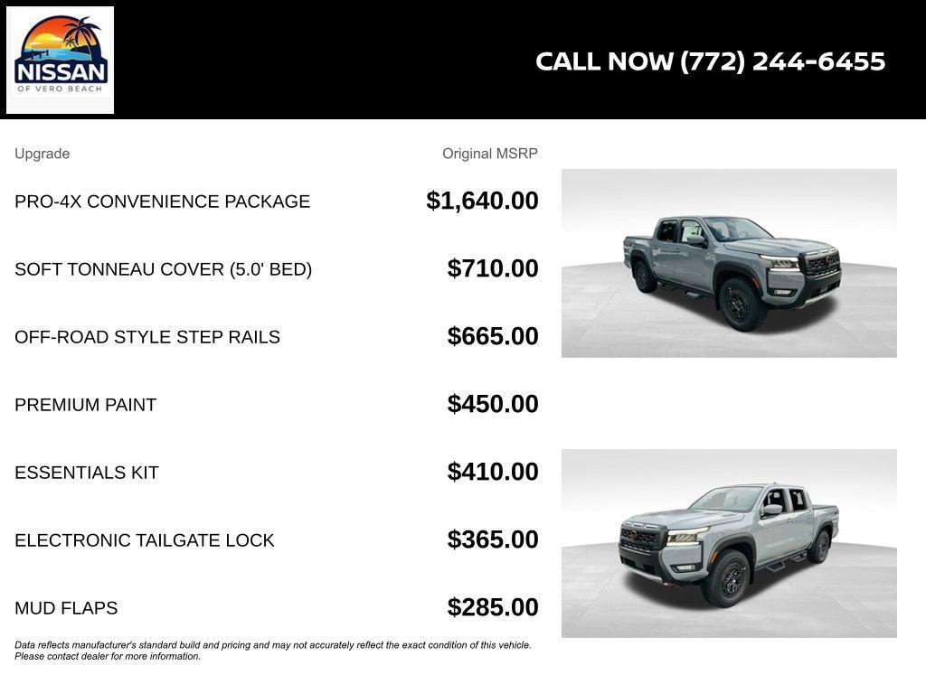 new 2026 Nissan Frontier car, priced at $43,563