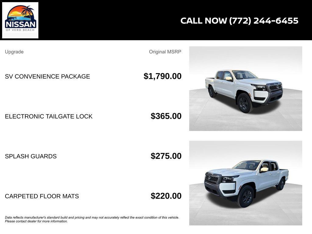 new 2026 Nissan Frontier car, priced at $39,105