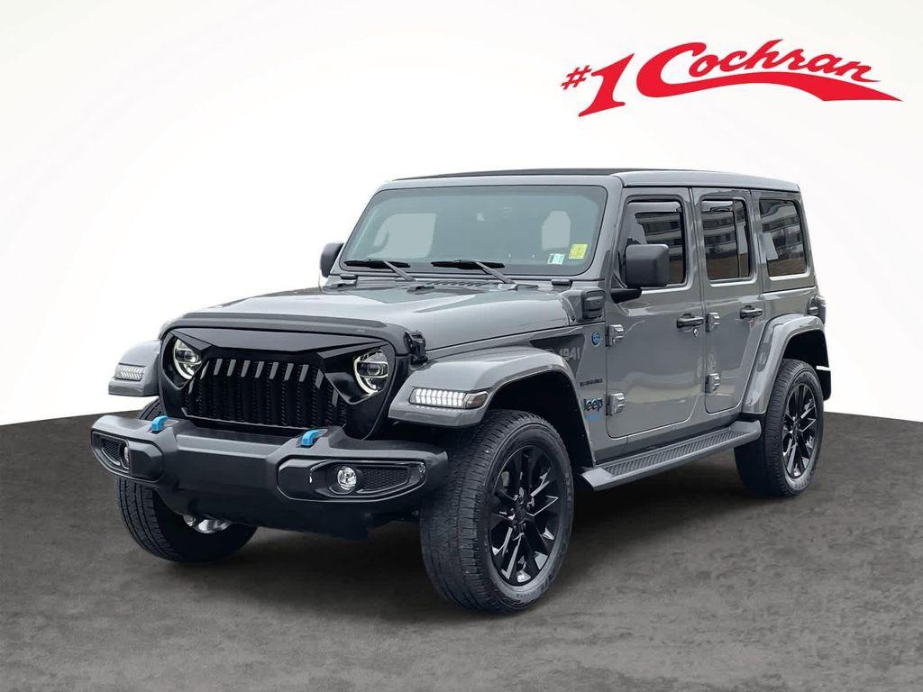 used 2021 Jeep Wrangler Unlimited 4xe car, priced at $24,998