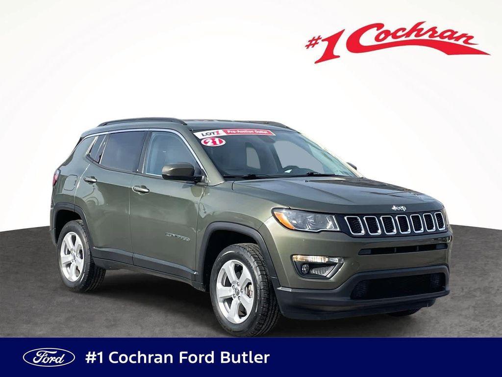 used 2021 Jeep Compass car, priced at $15,998