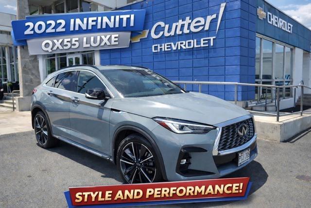 used 2022 INFINITI QX55 car, priced at $30,932