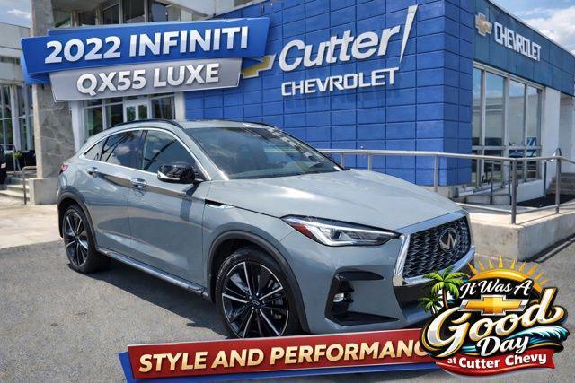 used 2022 INFINITI QX55 car, priced at $30,932