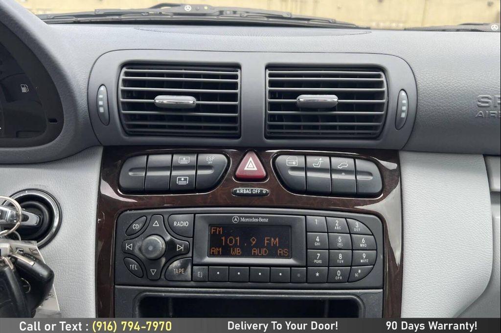 used 2003 Mercedes-Benz C-Class car, priced at $4,999