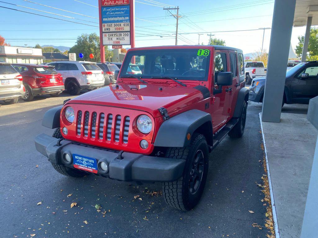 used 2018 Jeep Wrangler JK Unlimited car, priced at $15,795