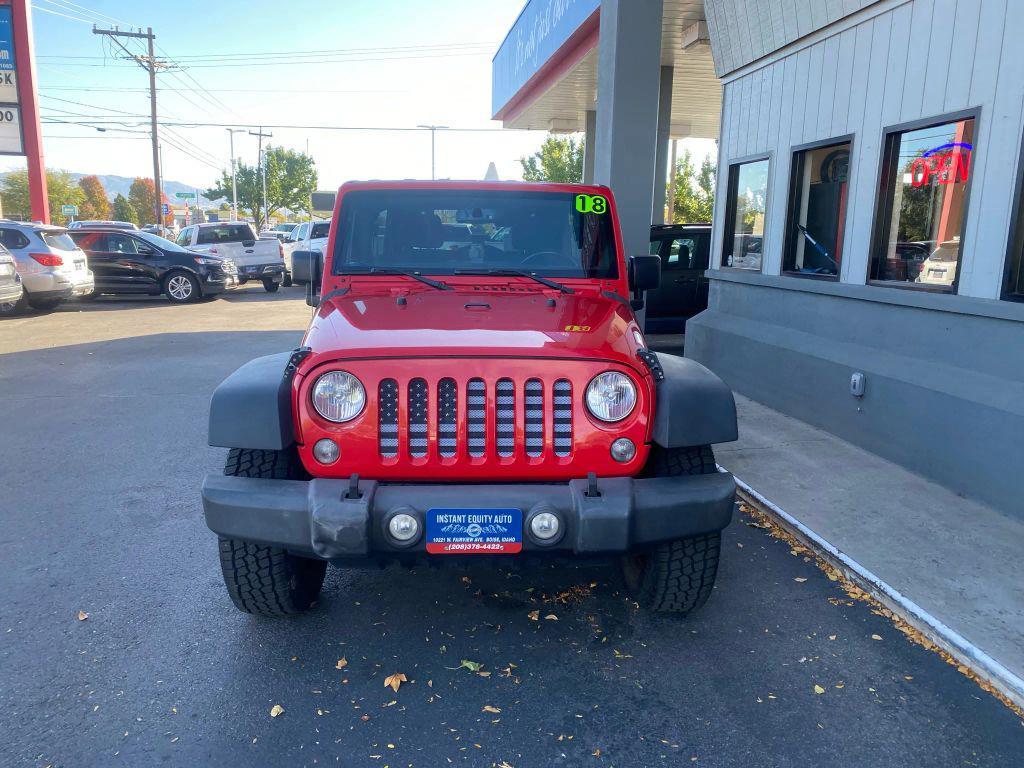 used 2018 Jeep Wrangler JK Unlimited car, priced at $15,795