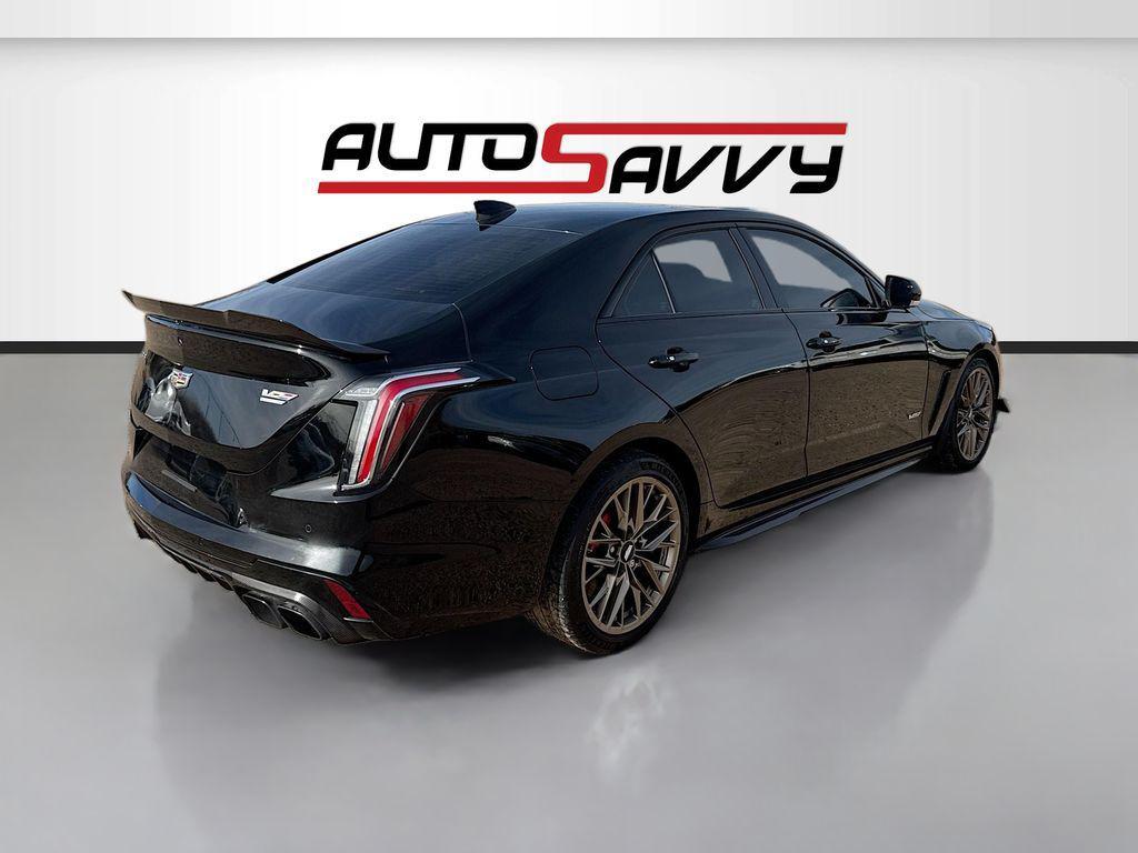 used 2022 Cadillac CT4-V car, priced at $49,000