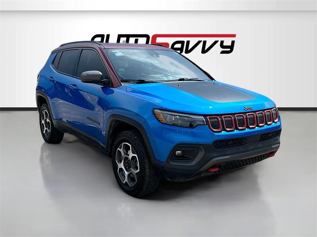 used 2022 Jeep Compass car, priced at $16,600