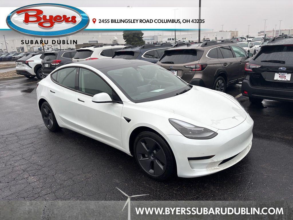 used 2023 Tesla Model 3 car, priced at $22,925