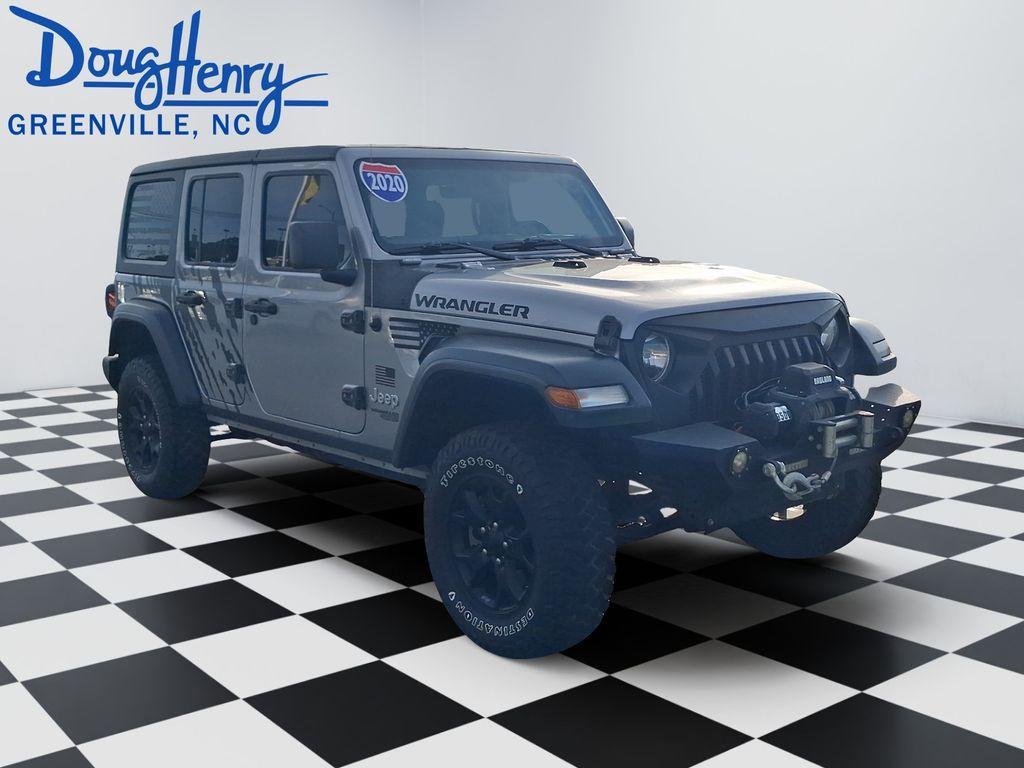 used 2020 Jeep Wrangler Unlimited car, priced at $22,888