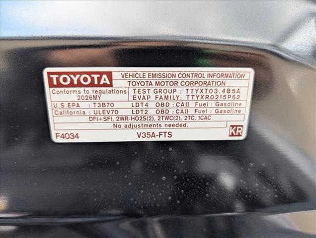 new 2026 Toyota Tundra car, priced at $56,278