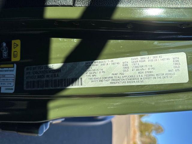 used 2020 Jeep Wrangler Unlimited car, priced at $31,990