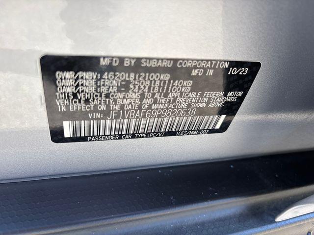 used 2023 Subaru WRX car, priced at $29,479