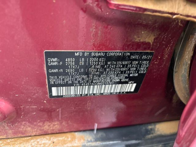 used 2021 Subaru Outback car, priced at $16,990