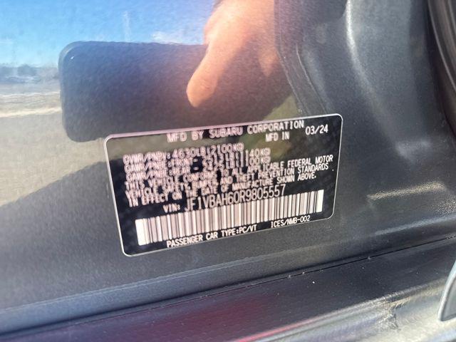 used 2024 Subaru WRX car, priced at $29,990