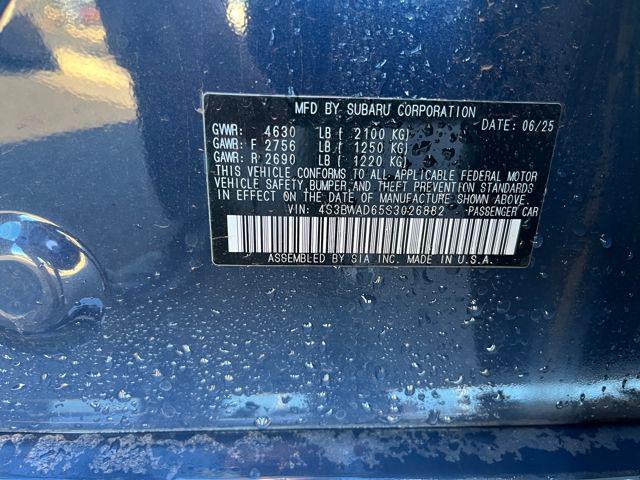 new 2025 Subaru Legacy car, priced at $30,065