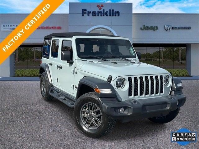 used 2024 Jeep Wrangler car, priced at $33,445