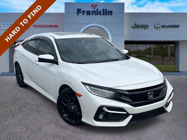 used 2020 Honda Civic Si car, priced at $21,995
