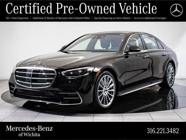 used 2022 Mercedes-Benz S-Class car, priced at $64,698