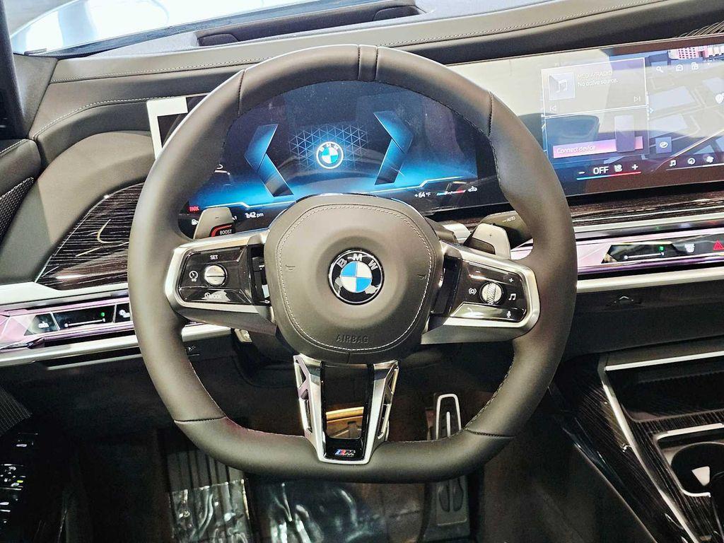 new 2025 BMW 740 car, priced at $123,249