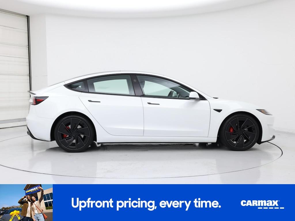used 2025 Tesla Model 3 car, priced at $46,998