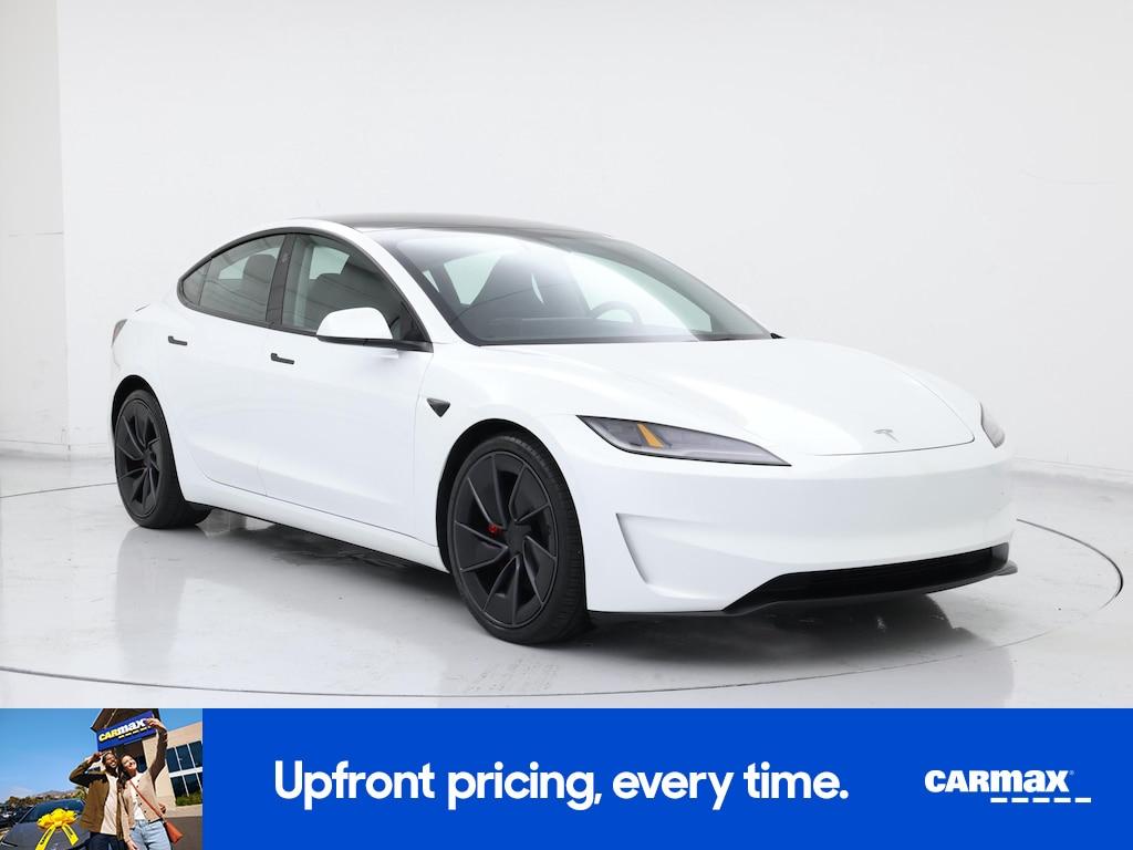 used 2025 Tesla Model 3 car, priced at $46,998