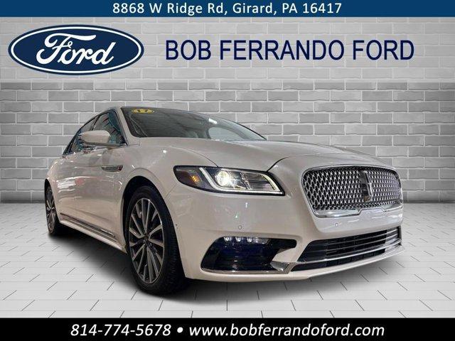 used 2017 Lincoln Continental car, priced at $20,999