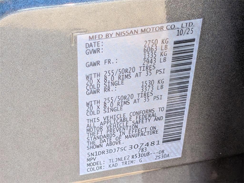 new 2025 Nissan Pathfinder car, priced at $48,510