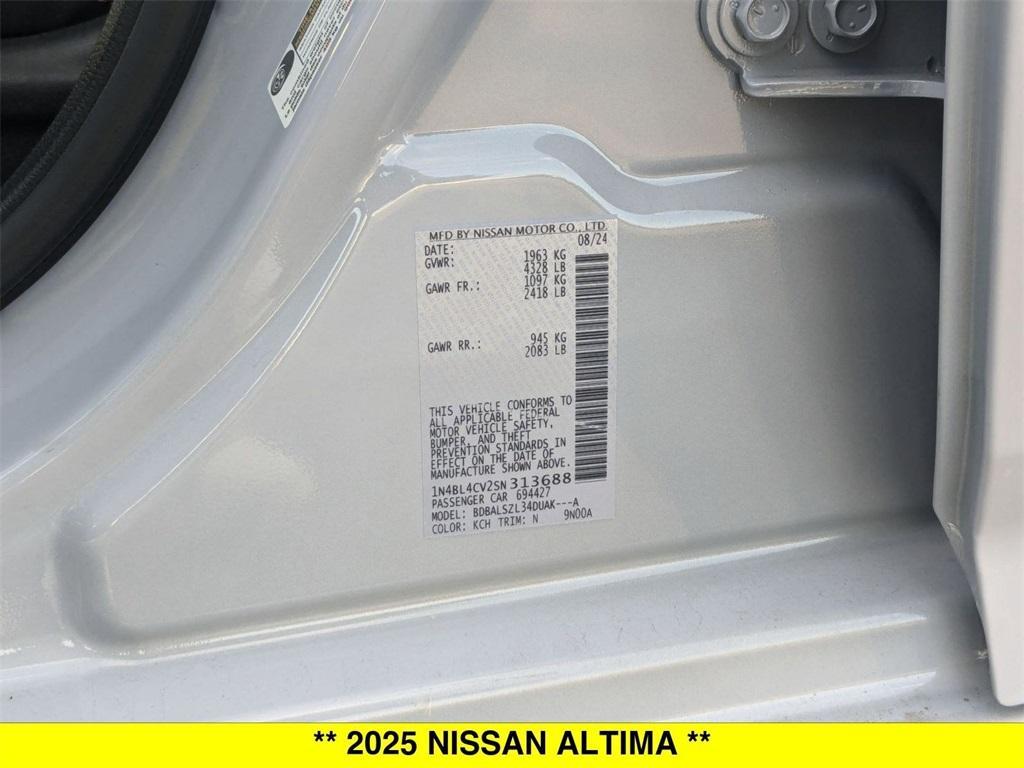 new 2025 Nissan Altima car, priced at $33,775