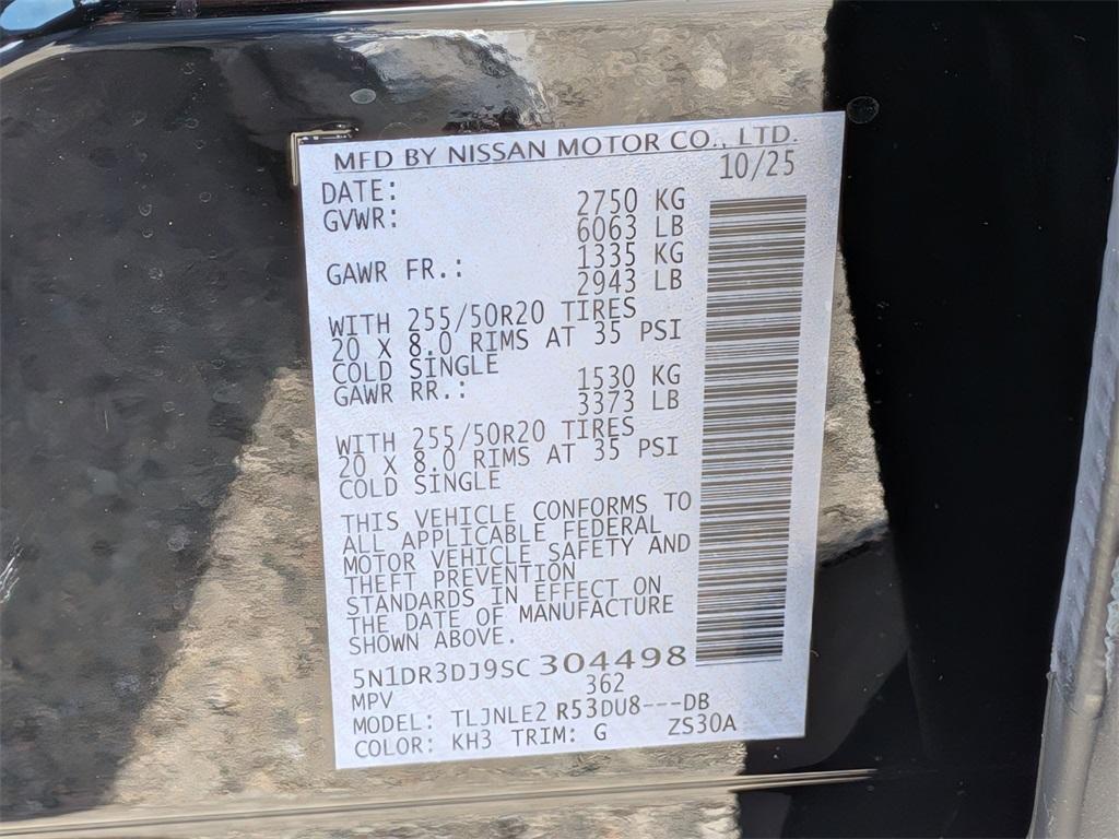 new 2025 Nissan Pathfinder car, priced at $48,510