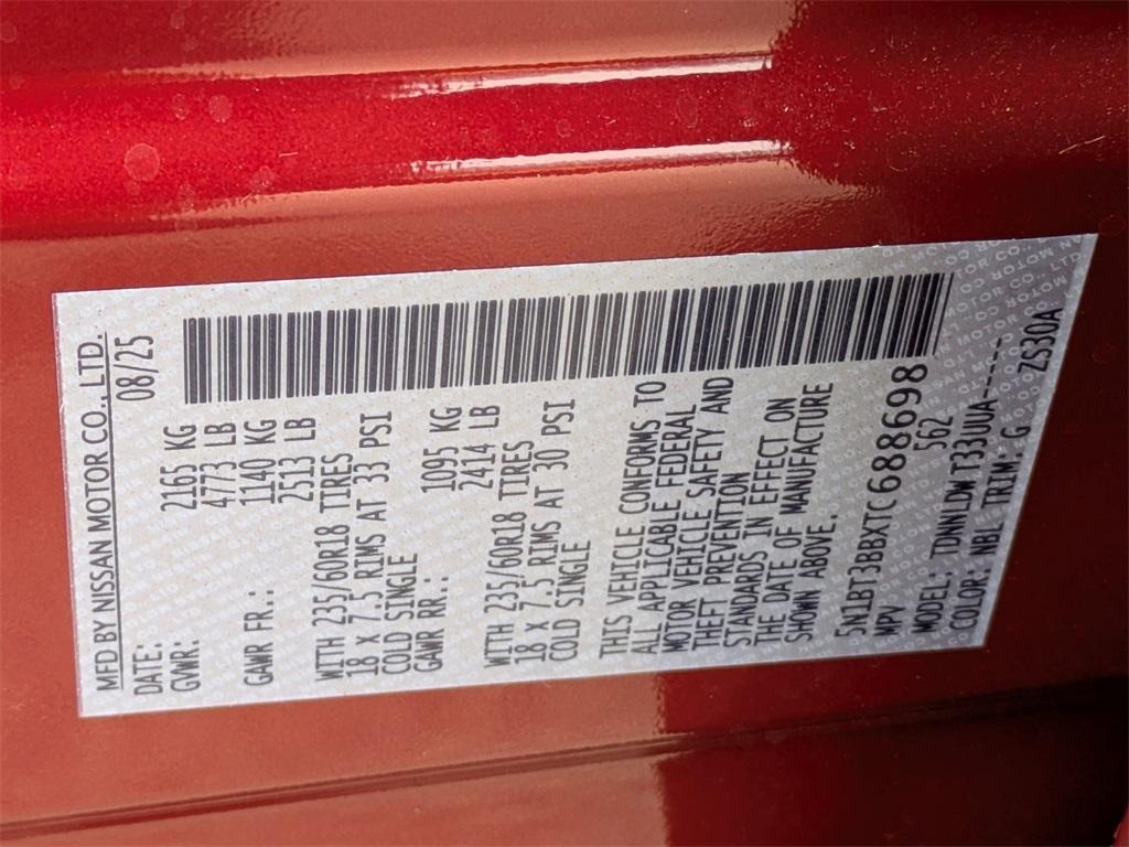 new 2026 Nissan Rogue car, priced at $30,755