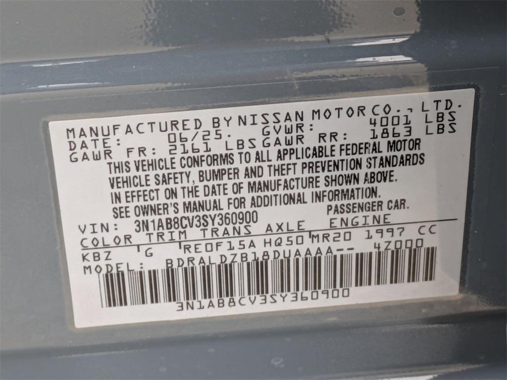 new 2025 Nissan Sentra car, priced at $24,445