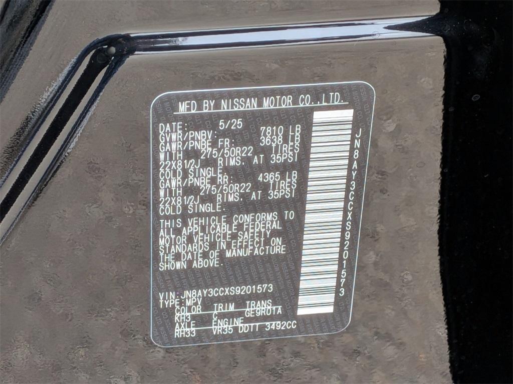 new 2025 Nissan Armada car, priced at $85,300