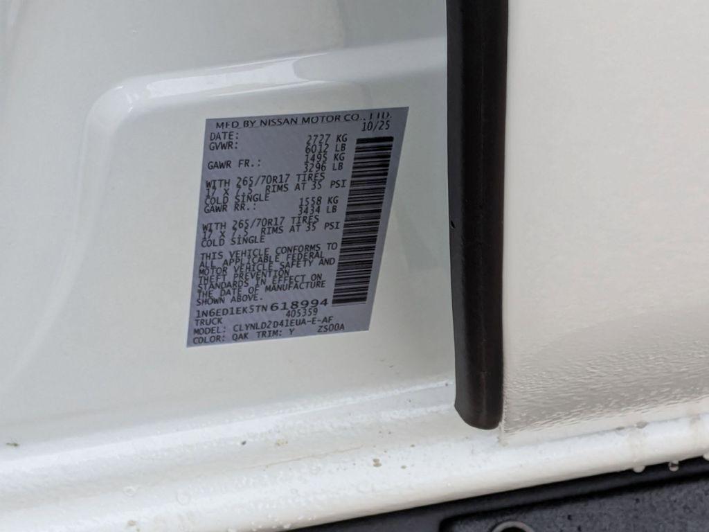 new 2026 Nissan Frontier car, priced at $47,510