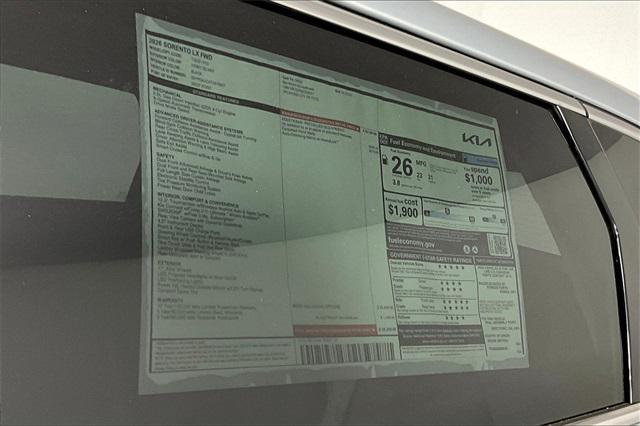 new 2026 Kia Sorento car, priced at $30,033