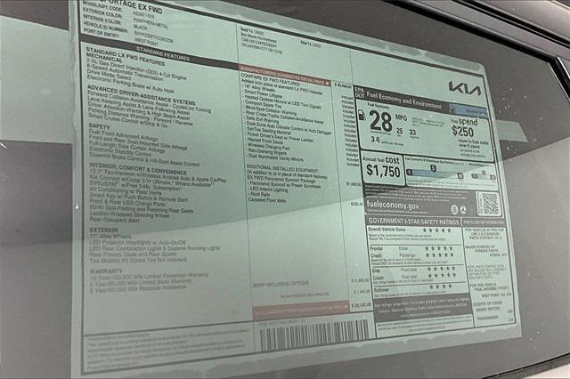 new 2026 Kia Sportage car, priced at $29,478