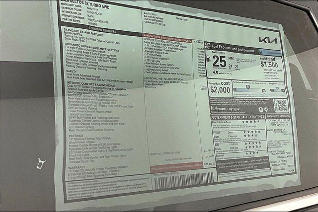 new 2026 Kia Seltos car, priced at $30,699